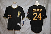 Pirates 24 Chris Archer Black Flexbase Jersey,baseball caps,new era cap wholesale,wholesale hats